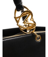 LOVE MOSCHINO JEWEL Shoulder shopping bag Black - Women’s Bags - 4