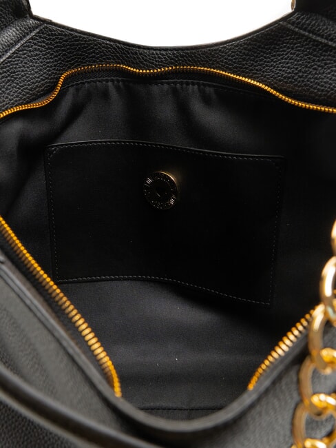 GIANT Shopping bag with chain inserts Black - Women’s Bags