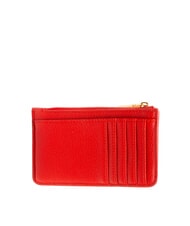 LOVE MOSCHINO JEWEL Flat card holder with zip - Women’s Wallets