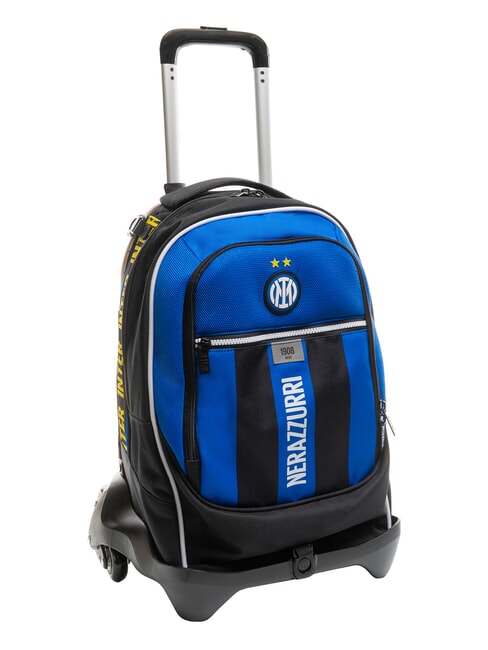 INSIEME PER LA VITTORIA 3-wheel detachable trolley backpack electric blue - Backpack trolleys