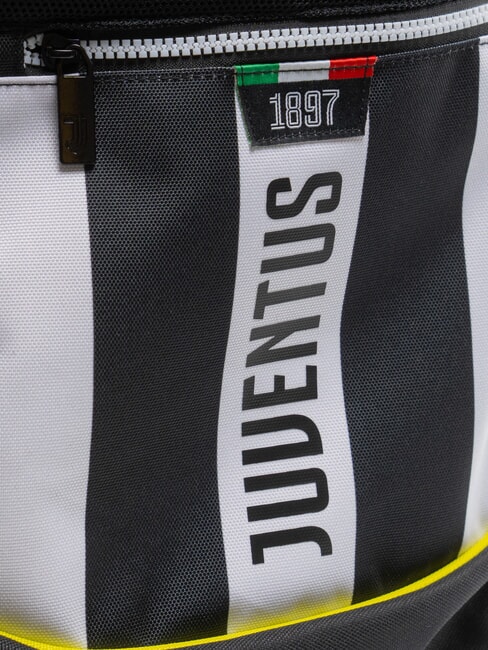 MAGIC GOAL 3-wheel detachable trolley backpack STRIPE BLACK / WHITE - Backpack trolleys