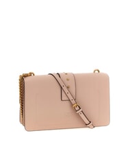 PINKO LOVE ONE CLASSIC Leather shoulder bag with flap - Women’s Bags