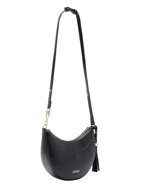 CIRRY Medium shoulder bag with tassel BLACK - Women’s Bags