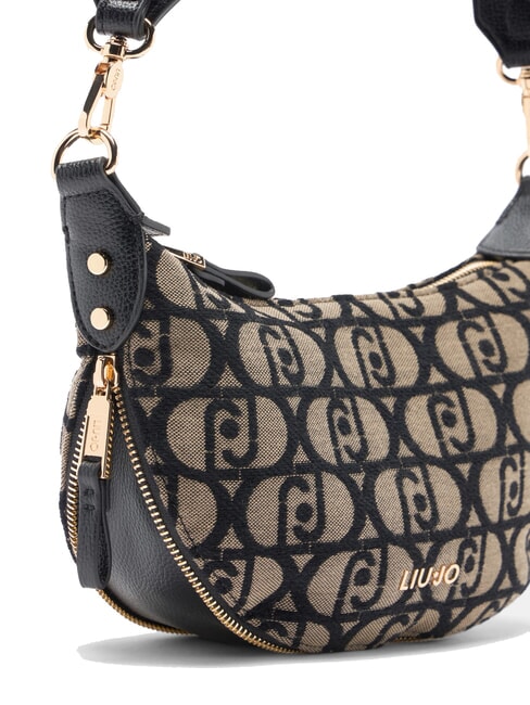 KALISKA Small jacquard shoulder bag tobacco - Women’s Bags