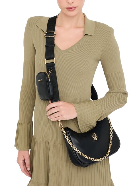 ACHALA Small bag with chain and pouch BLACK - Women’s Bags