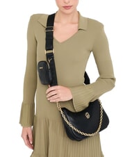 LIUJO ACHALA Small bag with chain and pouch BLACK - Women’s Bags - 5