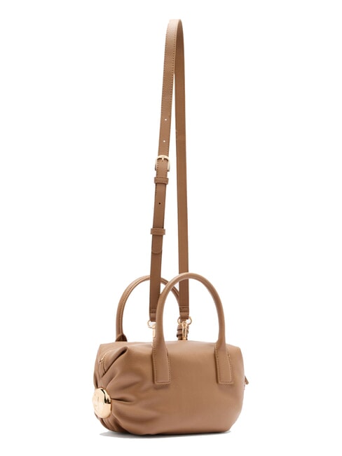 AMELIE Small trunk bag with charm suede - Women’s Bags