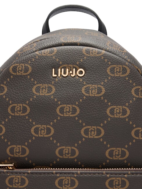 CIRRY Medium backpack with all-over logo BLACK - Women’s Bags