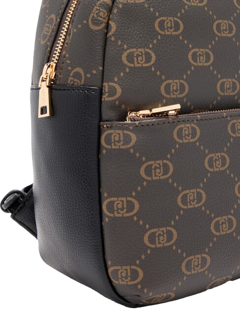 CIRRY Medium backpack with all-over logo BLACK - Women’s Bags