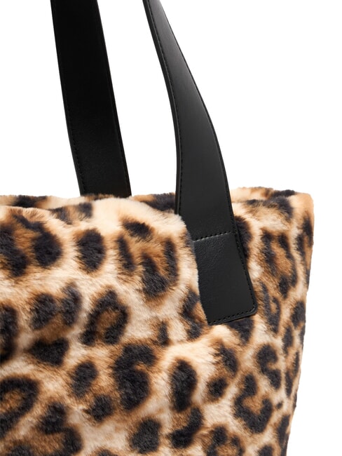 VERRY Large plush hobo bag natural macul. - Women’s Bags