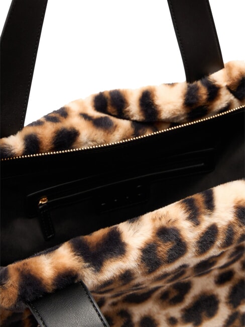 VERRY Large plush hobo bag natural macul. - Women’s Bags