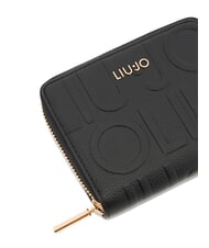 LIUJO CALIWEN Medium zip-around wallet BLACK - Women’s Wallets - 3