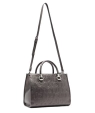 LIUJO MANHATTAN Medium satchel bag with logo anthracite met. - Women&rsquo;s Bags - 3