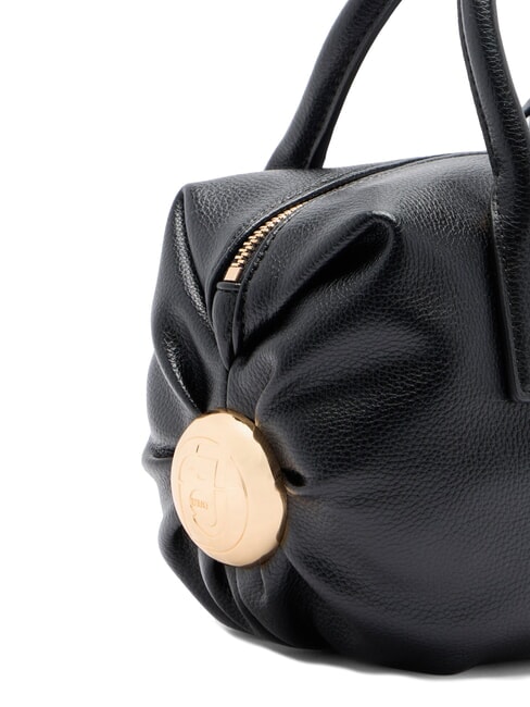AMELIE Small trunk bag with charm BLACK - Women’s Bags