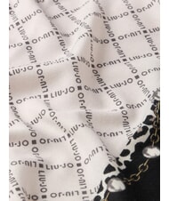 LIUJO ANIMALIER Stole with print BLACK - Scarves - 3
