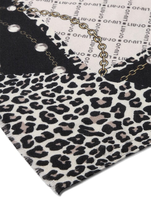 ANIMALIER Stole with print BLACK - Scarves