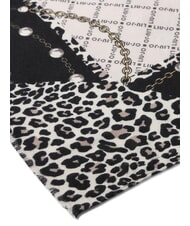 LIUJO ANIMALIER Stole with print BLACK - Scarves - 4