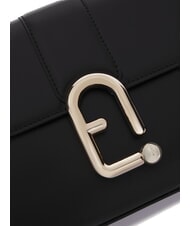 FURLA URBAN Small leather shoulder bag Black - Women’s Bags - 3