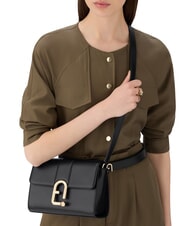 FURLA URBAN Small leather shoulder bag Black - Women’s Bags - 5