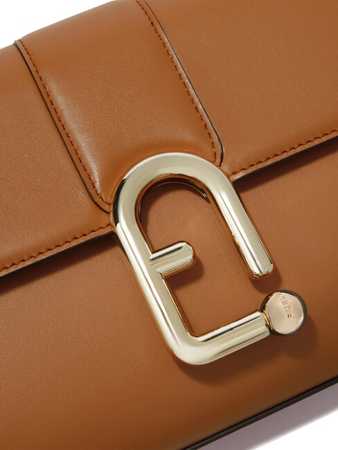 URBAN Small leather shoulder bag brandy - Women&rsquo;s Bags