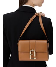 FURLA URBAN Small leather shoulder bag brandy - Women&rsquo;s Bags - 6