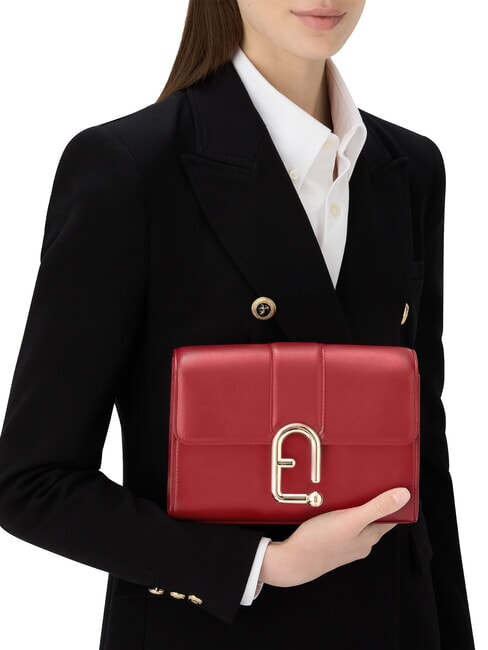 URBAN Small leather shoulder bag lacquer - Women&rsquo;s Bags