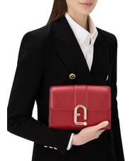 FURLA URBAN Small leather shoulder bag lacquer - Women&rsquo;s Bags - 6