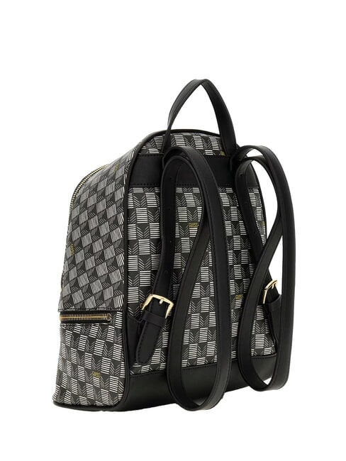 FOLLIE Jet Set Logo Print Backpack black logo - Women’s Bags