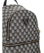 GUESS FOLLIE Jet Set Logo Print Backpack black logo - Women’s Bags - 3