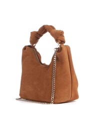 GUESS ISOTTA Suede leather bag with chain - Women’s Bags