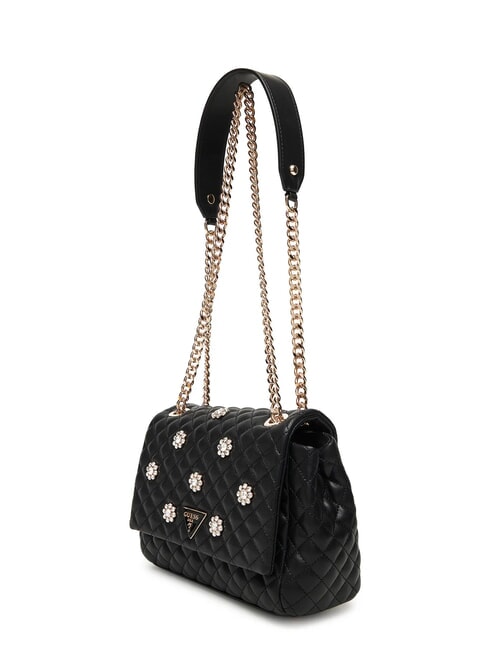 EVERLEE Quilted bag with applications BLACK - Women’s Bags