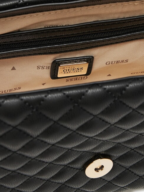 EVERLEE Quilted bag with applications BLACK - Women’s Bags