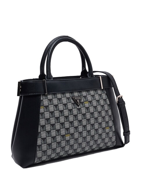 G WAVE 2 Handbag with jet set logo print black logo - Women’s Bags