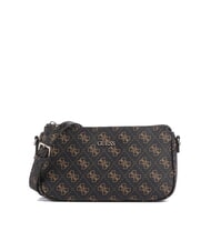 GUESS NOELLE 2 2-in-1 shoulder bag with 4G logo brown - Women’s Bags - 4