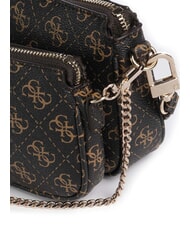 GUESS NOELLE 2 2-in-1 shoulder bag with 4G logo brown - Women’s Bags - 6