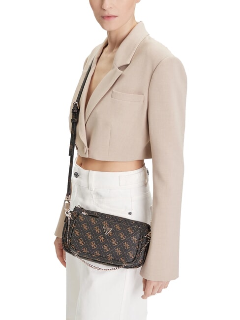 NOELLE 2 2-in-1 shoulder bag with 4G logo brown - Women’s Bags