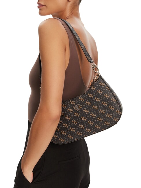 NOELLE 2 4G logo shoulder bag brown - Women’s Bags