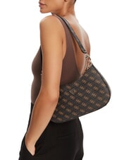 GUESS NOELLE 2 4G logo shoulder bag brown - Women’s Bags - 5