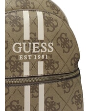 GUESS MANHATTAN 2 Large backpack with logo print MILK LOGO - Women’s Bags - 3