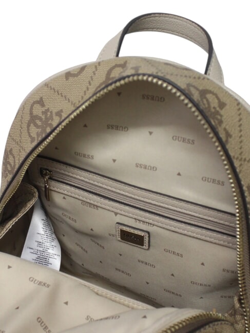 MANHATTAN 2 Large backpack with logo print MILK LOGO - Women’s Bags