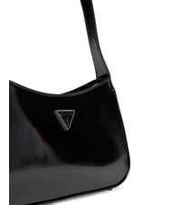 GUESS ARNELA Shiny shoulder bag BLACK - Women’s Bags - 4