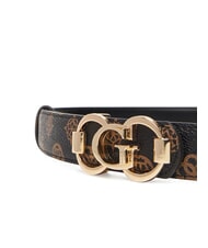 GUESS 4G LOGO PEONY Belt with logo buckle - Belts