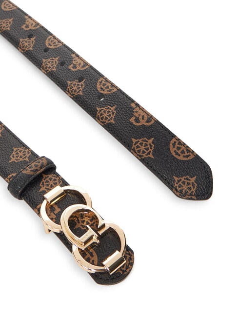 4G LOGO PEONY Belt with logo buckle vikky large roo tote bag mochalog - Belts