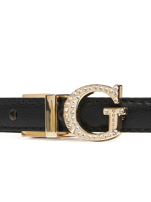 EVERLEE Double-sided belt with rhinestones BLACK - Belts