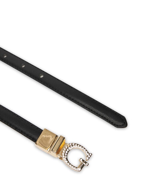 EVERLEE Double-sided belt with rhinestones BLACK - Belts
