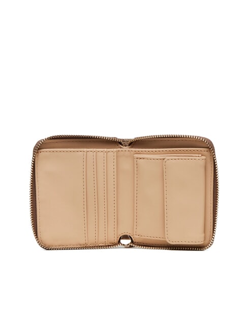 LAUREL 2 Small zip-around wallet MILK LOGO - Women’s Wallets