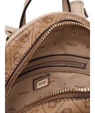 GUESS MANHATTAN 2 Small 4G peony logo backpack MILK LOGO - Women&rsquo;s Bags - 6