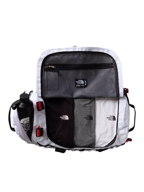 BASE CAMP M Backpack bag tnf white/tnf black/ele - Duffle bags