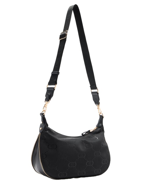 KALISKA Medium nylon hobo bag BLACK - Women’s Bags