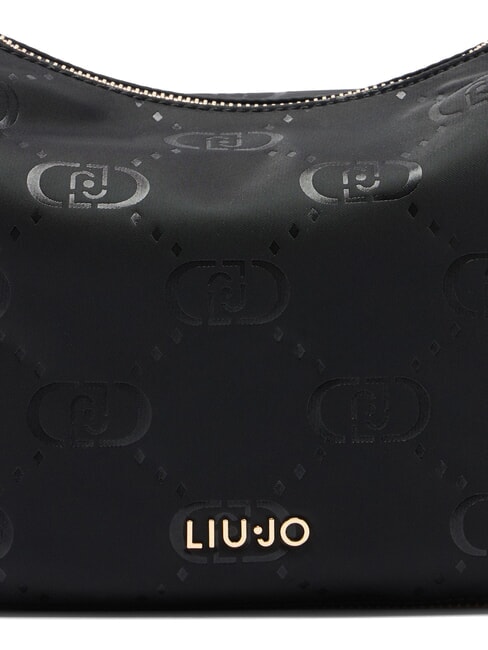 KALISKA Medium nylon hobo bag BLACK - Women’s Bags